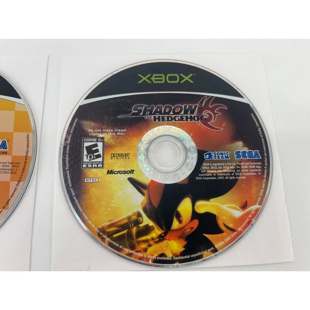 Microsoft Xbox Video Game Lot 4 Discs GTA Sonic Shadow Chase Good Used Bundle
